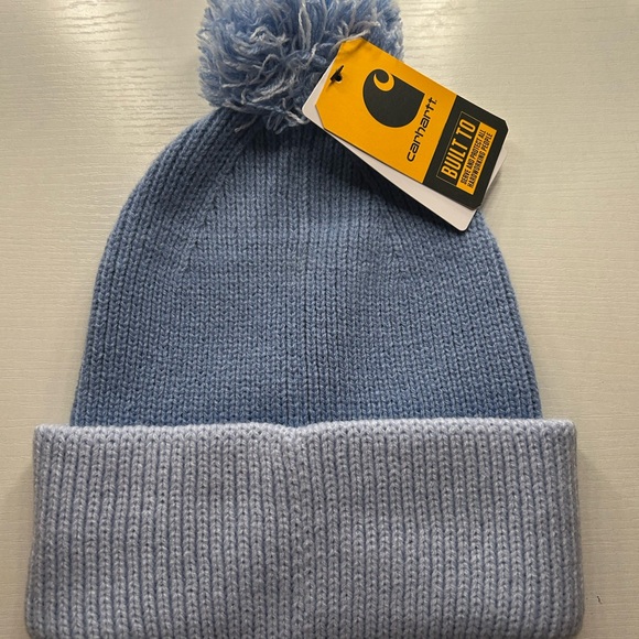 blue women’s carhartt beanie - Picture 2 of 3
